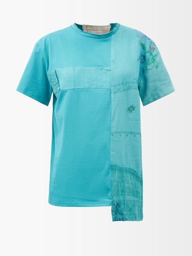 T-shirt en coton et lin à patchwork années 20 - By Walid - Modalova