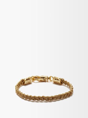 Bracelet en plaqué or 24 carats en corde tressée - Emanuele Bicocchi - Modalova