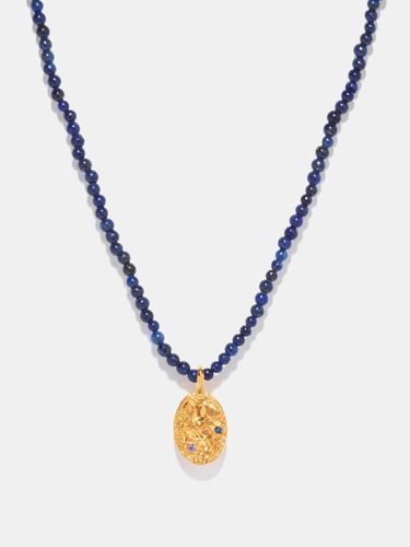 Collier en plaqué or et lapis-lazuli Sealstone - Hermina Athens - Modalova