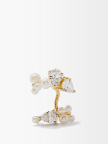 Bijou d'oreille en vermeil 14 carats et perles - Completedworks - Modalova