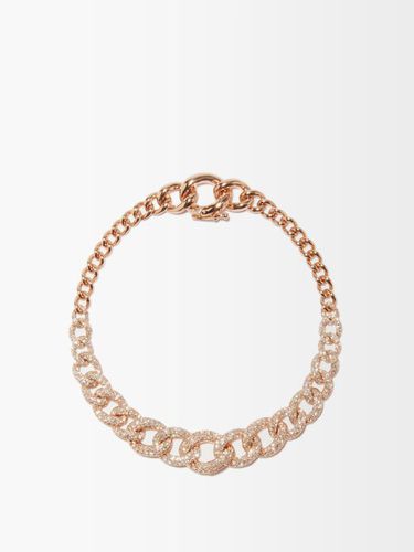 Bracelet en or rose 18 carats et diamants - Shay - Modalova