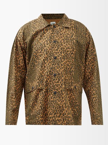 Chemise en toile de coton à imprimé léopard - South2 West8 - Modalova
