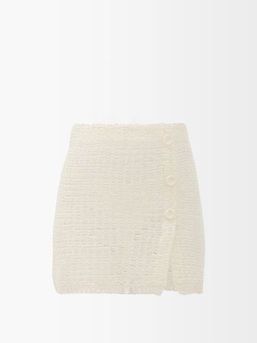 Mini-jupe en maille de coton mélangé Kelroy - Acne Studios - Modalova