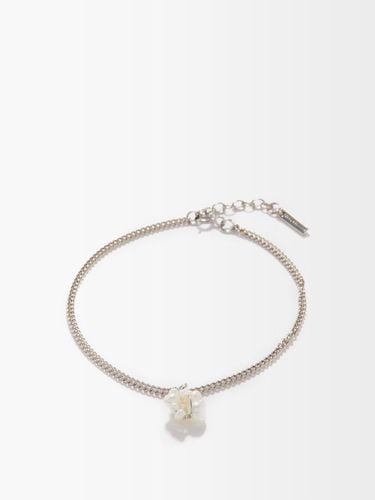 Bracelet en argent sterling plaqué platine à perle - Completedworks - Modalova