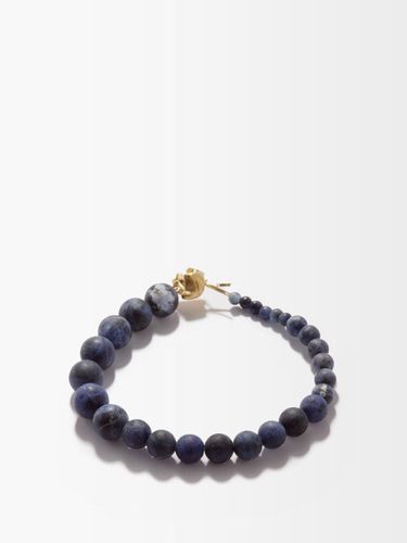Bracelet perles en plaqué or 14 carats et sodalite - Completedworks - Modalova