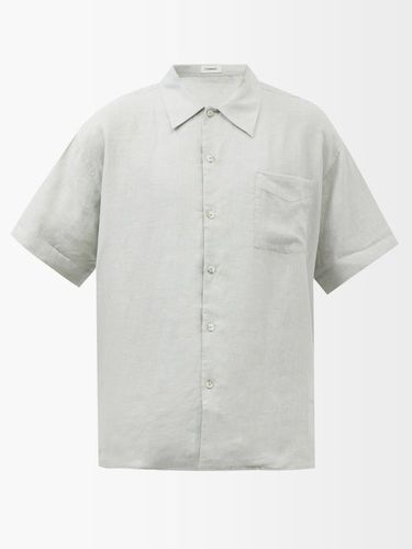 Chemise en lin à poche plaquée - Commas - Modalova