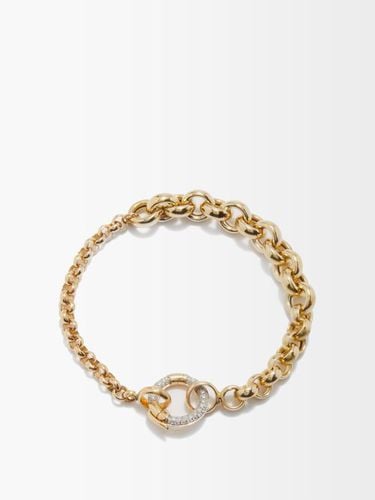 Bracelet chaîne en or 18 carats et diamants - Yvonne Léon - Modalova