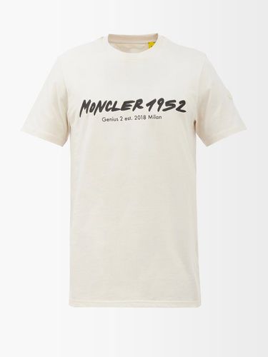 T-shirt en jersey de coton à broderie logo - 2 MONCLER - Modalova
