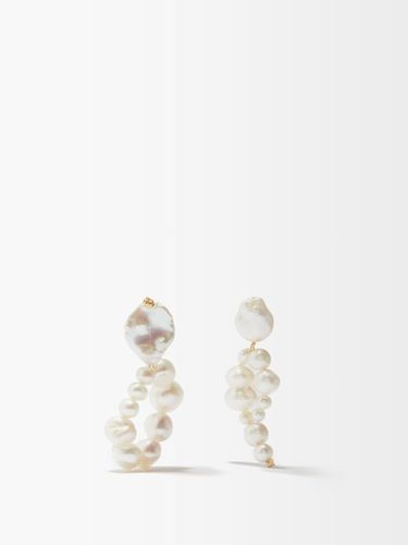 Boucles d'oreilles en plaqué or Oyster - Anita Berisha - Modalova