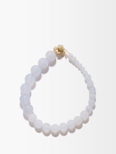 Bracelet à perles en plaqué or 14 carats et agate - Completedworks - Modalova