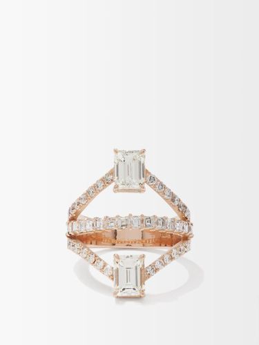 Bague en or rose et diamants Diamond Princess - Shay - Modalova