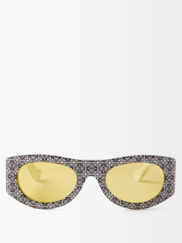 Lunettes de soleil ovales en acétate Anagramme - LOEWE Eyewear - Modalova