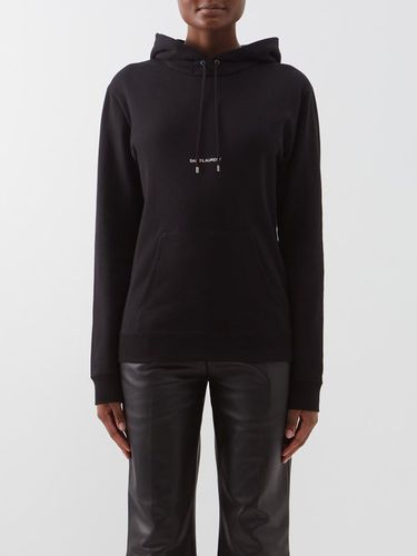 Sweat-shirt à capuche en jersey de coton - Saint Laurent - Modalova