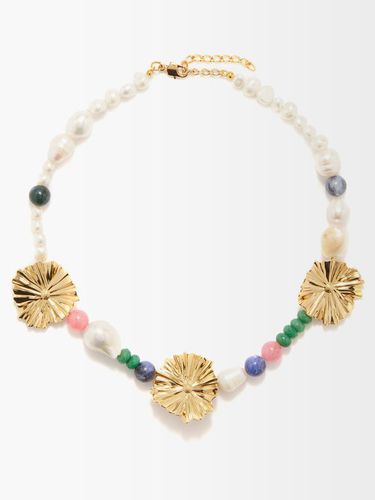 Collier en plaqué or 18 carats et perles Kaia - By Alona - Modalova