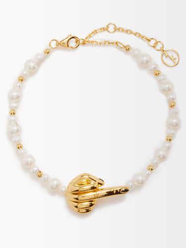 Bracelet en plaqué or à perle French For Goodnight - Anissa Kermiche - Modalova