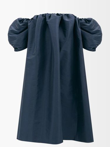 Robe courte en taffetas de soie volantée Nia - Kika Vargas - Modalova