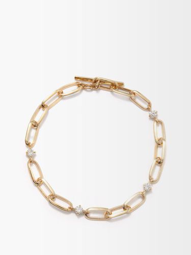 Bracelet chaîne en or 18 carats et diamants Éclat - Lizzie Mandler - Modalova