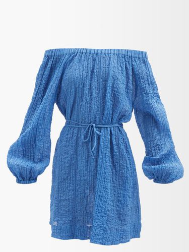Robe courte en coton froissé Dulcie - Three Graces London - Modalova