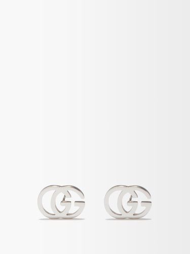 Boucles d'oreilles en or blanc GG Running - Gucci - Modalova