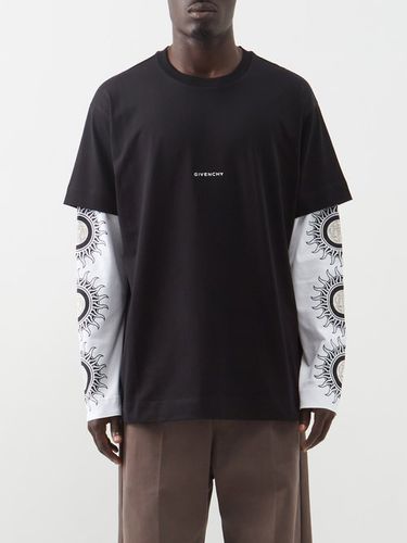 T-shirt en jersey double-épaisseur oversize - Givenchy - Modalova