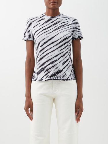 T-shirt en coton mélangé tie-dye effet alligator - Proenza Schouler White Label - Modalova