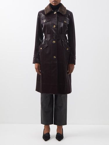 Manteau en vinyle à col texturé Hana - Rejina Pyo - Modalova