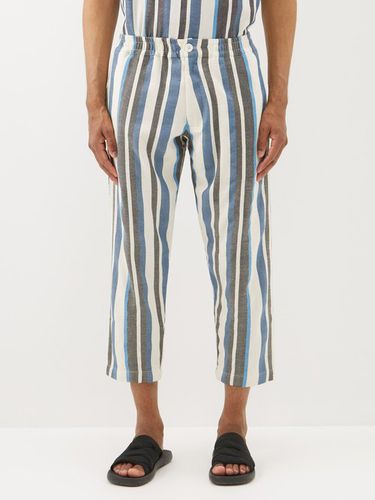 Pantalon raccourci en coton rayé - Marrakshi Life - Modalova