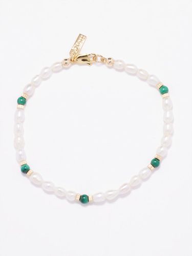 Bracelet plaqué or 14 carats, perle et jaspe Halle - éliou - Modalova