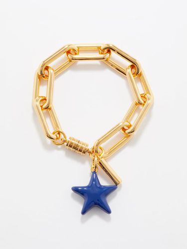 Bracelet chaîne en plaqué or à charm étoile - Timeless Pearly - Modalova