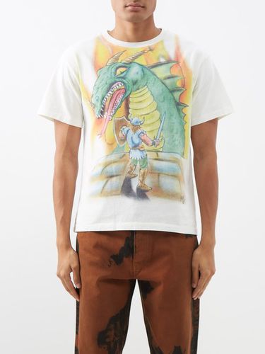 T-shirt en jersey de coton à imprimé dragon - ERL - Modalova