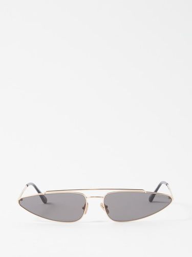 Lunettes de soleil en métal Cam - Tom Ford Eyewear - Modalova