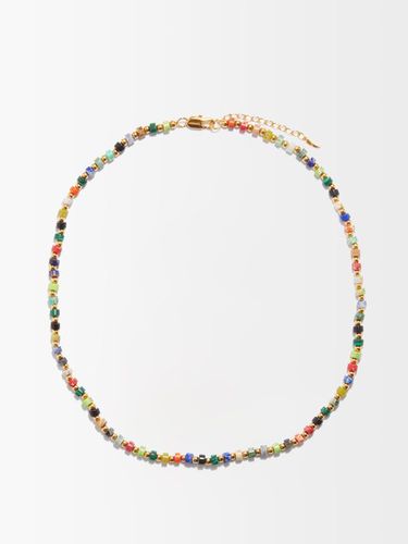 Collier en plaqué or à perles de jaspe impérial - Missoma - Modalova