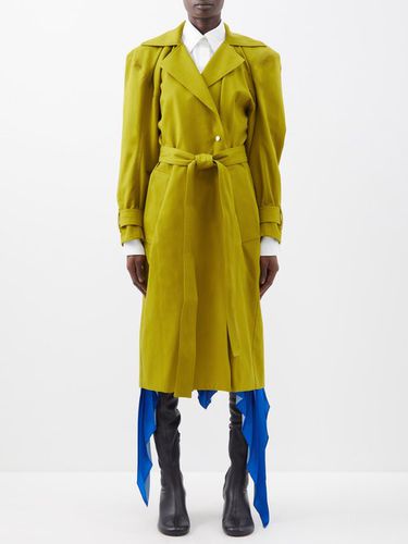 Trench-coat en sergé de coton à épaules bouffantes - AZ Factory x Thebe Magugu - Modalova