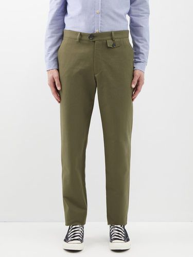Pantalon de costume en coton biologique Fishtail - Oliver Spencer - Modalova