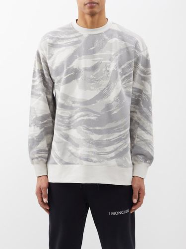 Sweat-shirt en jersey de coton à imprimé - 4 MONCLER HYKE - Modalova