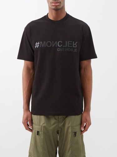 T-shirt en jersey de coton à imprimé logo - Moncler Grenoble - Modalova