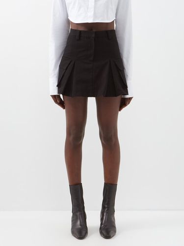 Mini-jupe en coton plissé Audrey - The Frankie Shop - Modalova