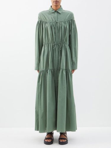 Robe-chemise longue en coton mélangé biologique - Matteau - Modalova