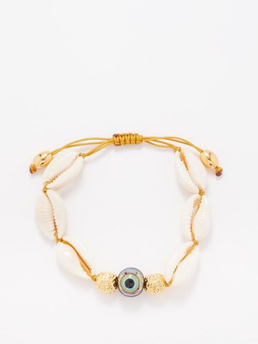 Bracelet ail grec en verre et plaqué or 24 carats - Tohum - Modalova
