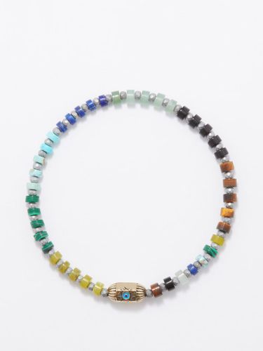 Bracelet en or 14 carats, verre, perles, ail grec - Luis Morais - Modalova