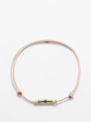 Bracelet en corde et or à trèfle à quatre feuilles - Luis Morais - Modalova