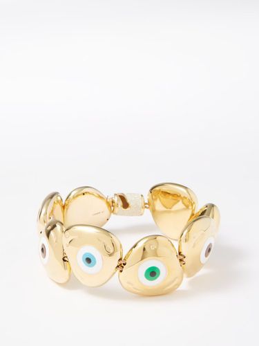 Bracelet en or 14 carats à motif ail grec - Lauren Rubinski - Modalova
