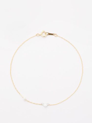 Bracelet en or 14 carats, perle et diamant caur - Mizuki - Modalova