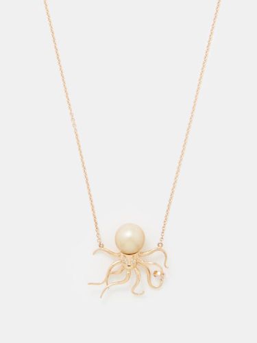 Collier en or, spinelle et diamants Baby Octopus - Daniela Villegas - Modalova
