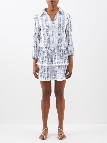 Robe-chemise rayée en coton à rayures Sophia - Melissa Odabash - Modalova