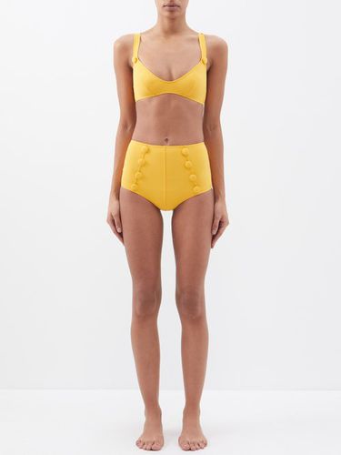 Bikini taille haute boutonné Magdelena - Lisa Marie Fernandez - Modalova