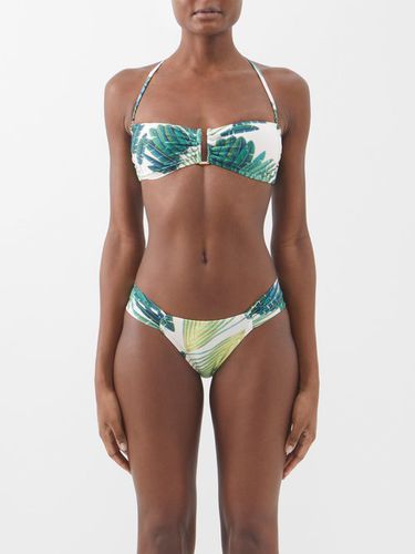 Haut de bikini dos-nu à imprimé palmier - Raquel Diniz - Modalova