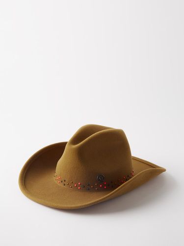 Chapeau de cowboy en feutre de laine Austin - Maison Michel - Modalova