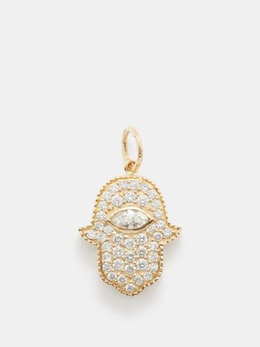 Charm en or 14 carats et diamants main de Fatma - Jacquie Aiche - Modalova