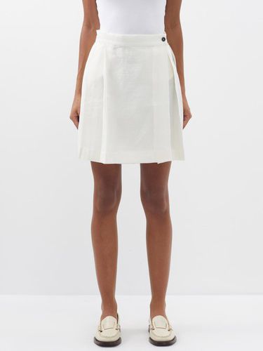 Mini-jupe plissée en lin Lola - Cawley Studio - Modalova